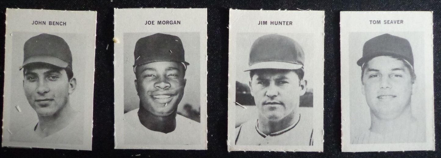 Lot Of (422) 1969 Milton Bradley Baseball Cards