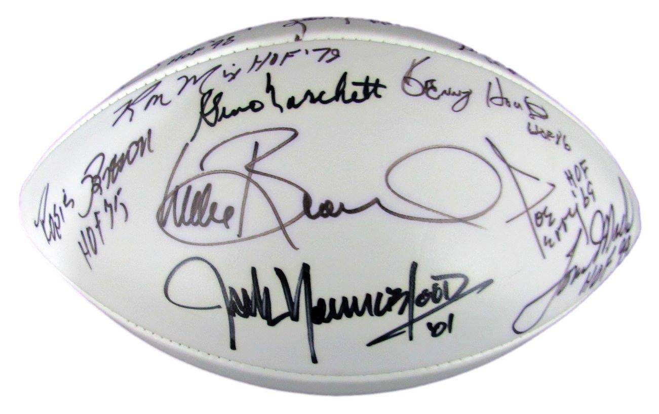 Nfl Hall Of Famers Multi-Autographed (19) Wilson