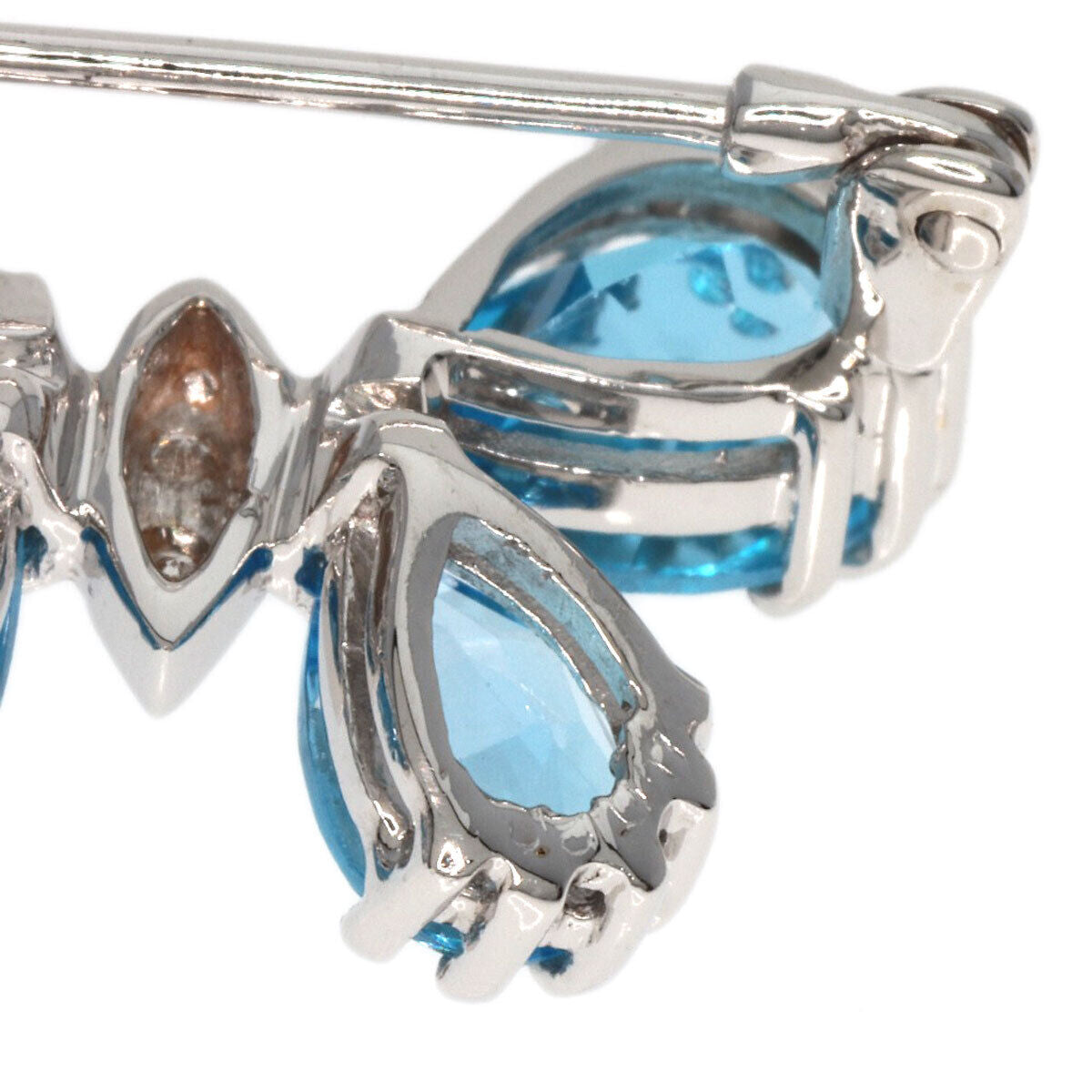 Ponte Vecchio Brooch Butterfly Diamond Blue