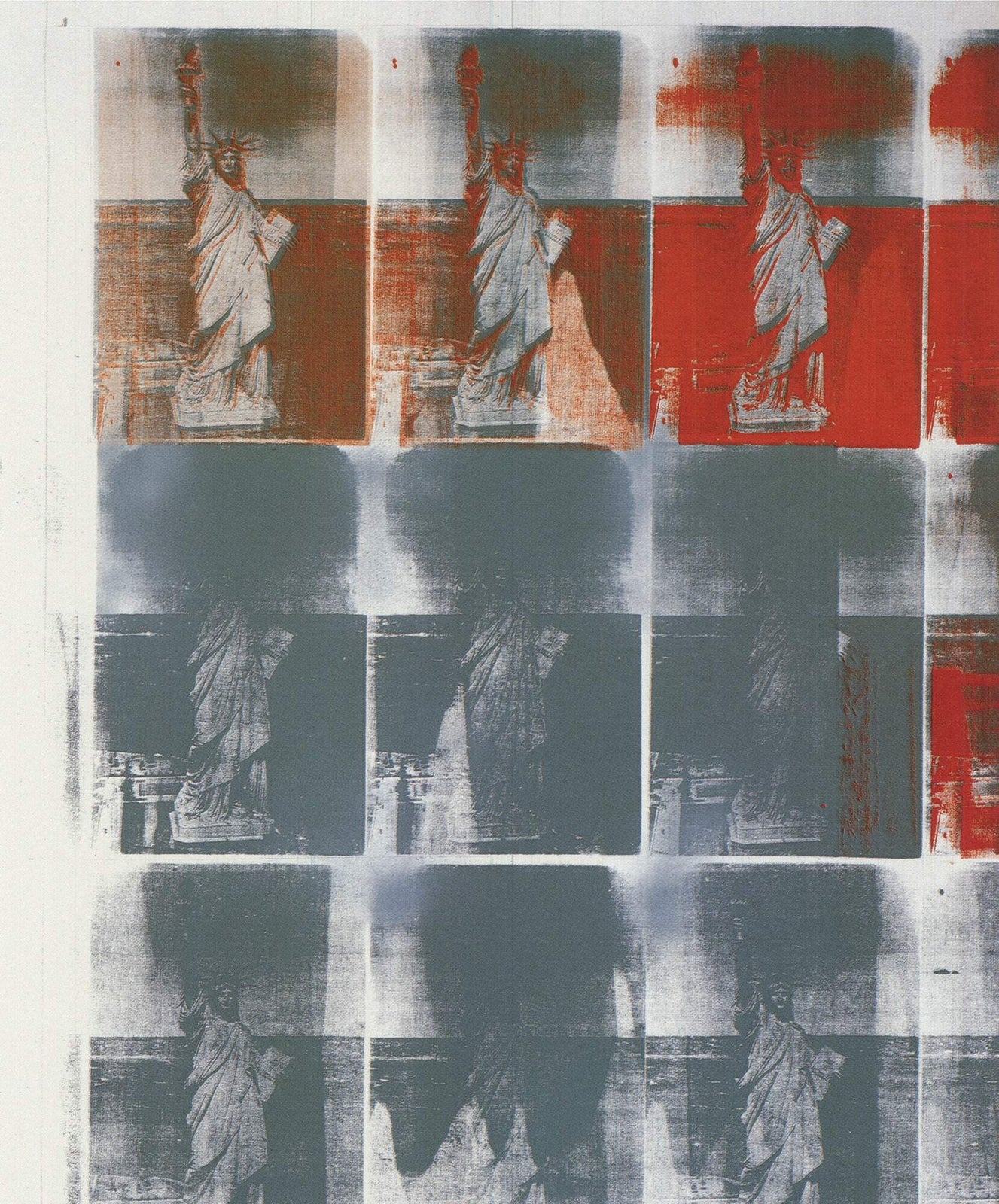 Andy Warhol Statue Of Liberty " Offset Lithograph Pop Art