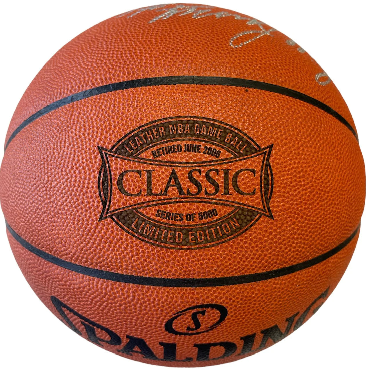 Bill Russell Autographed 2006 Retired Leather Basketball (Jsa)