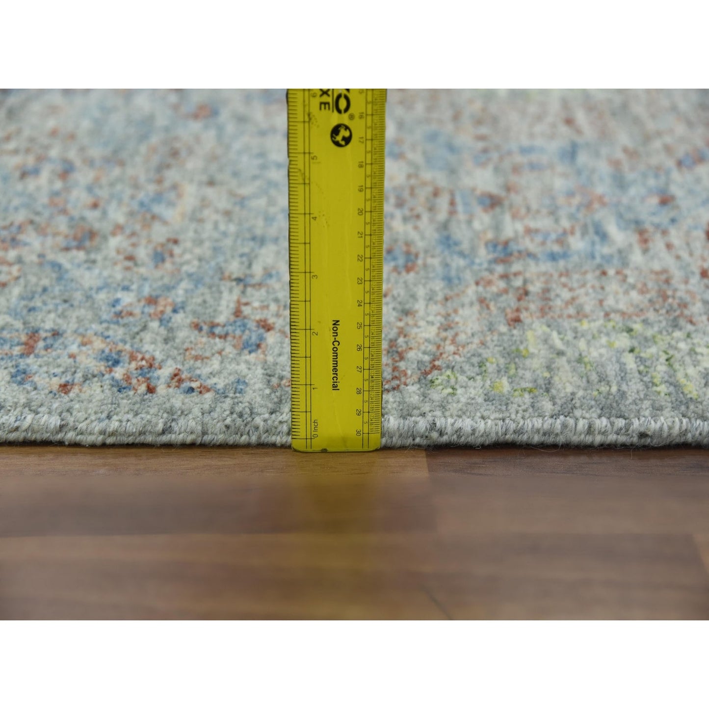 12'X17'4" Obscured And Subtle 100% Wool Hand Knotted Oriental Rug