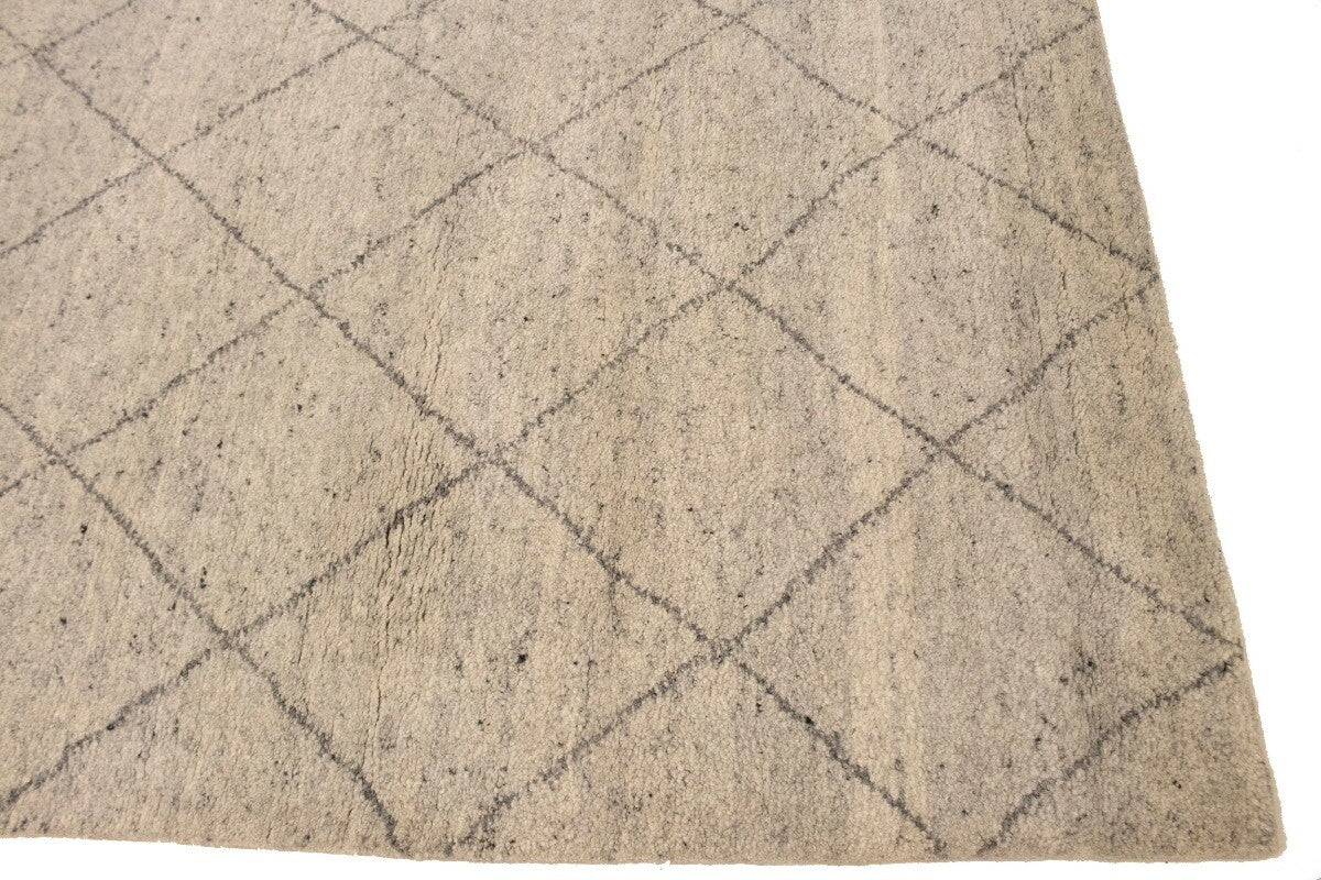 6X9 Ft Handmade Moroccan Oriental Rug Geometric