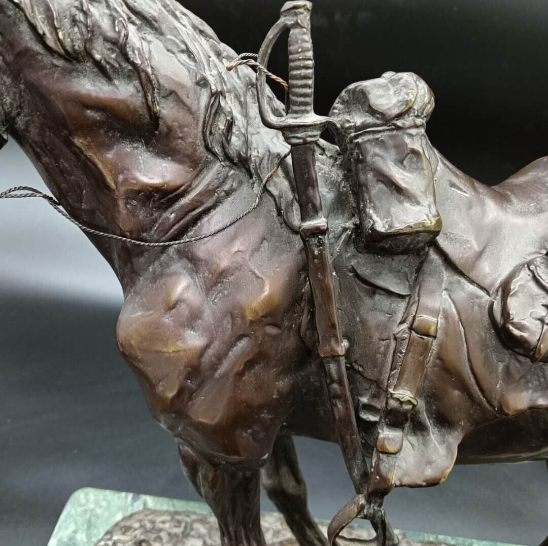 Pierre Jules Mene (France) 16In Large Bronze Sculpture War Horse Antique Art