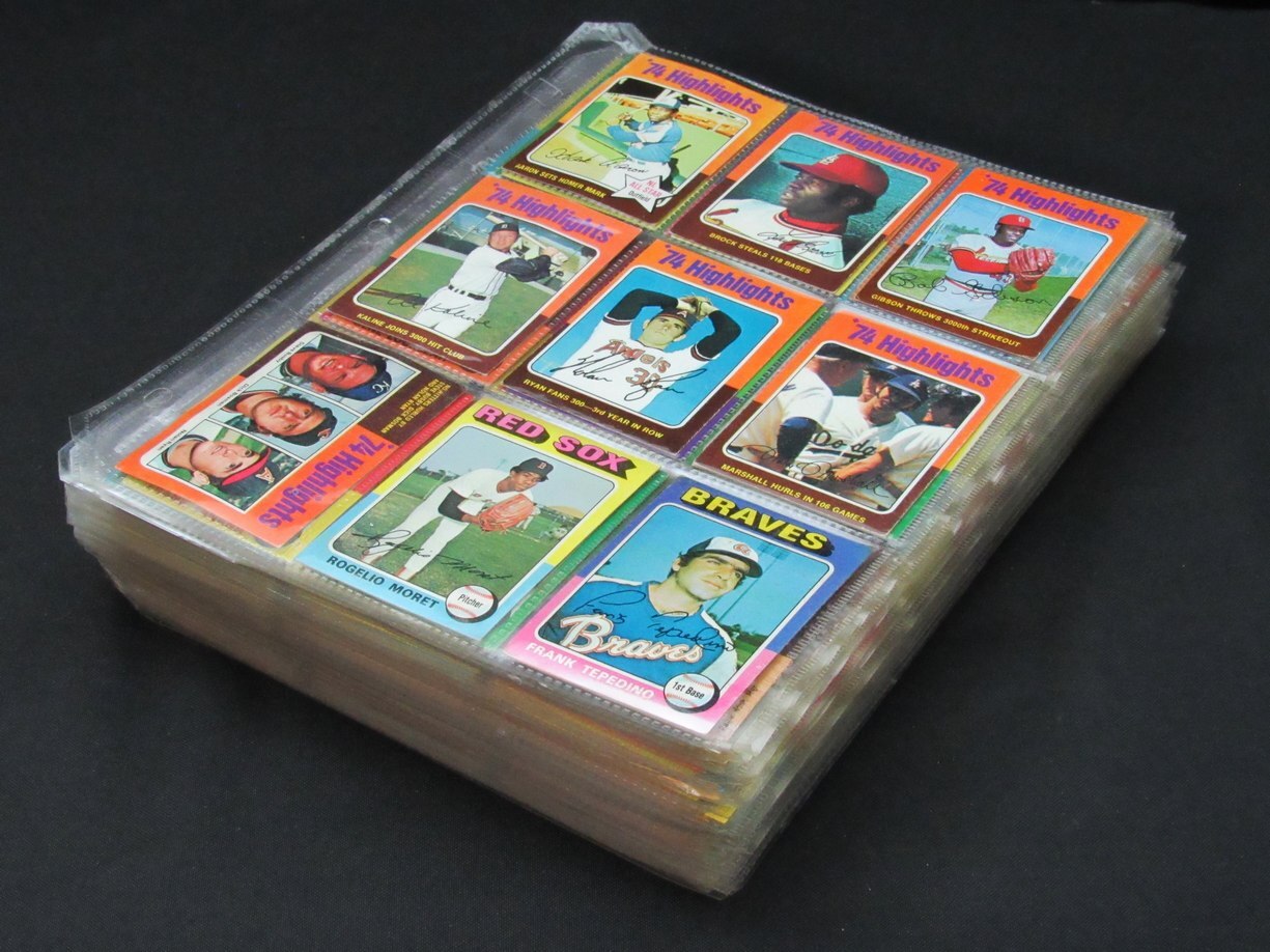 1975 Topps Baseball Card Complete Set (1-660)