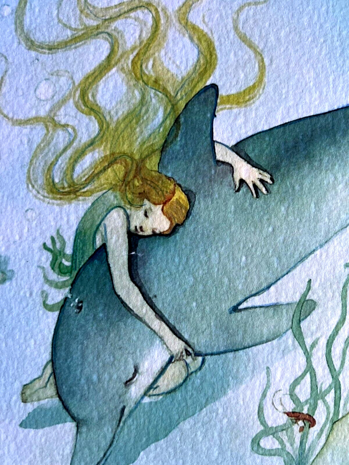 Alessandra Roberti Lithograph Colorata A Mano
