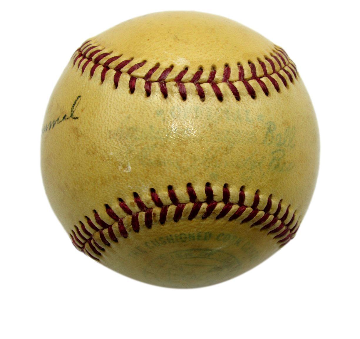 Eddie Rommel Johnny Hopp A'S/Umpire Signed/Auto