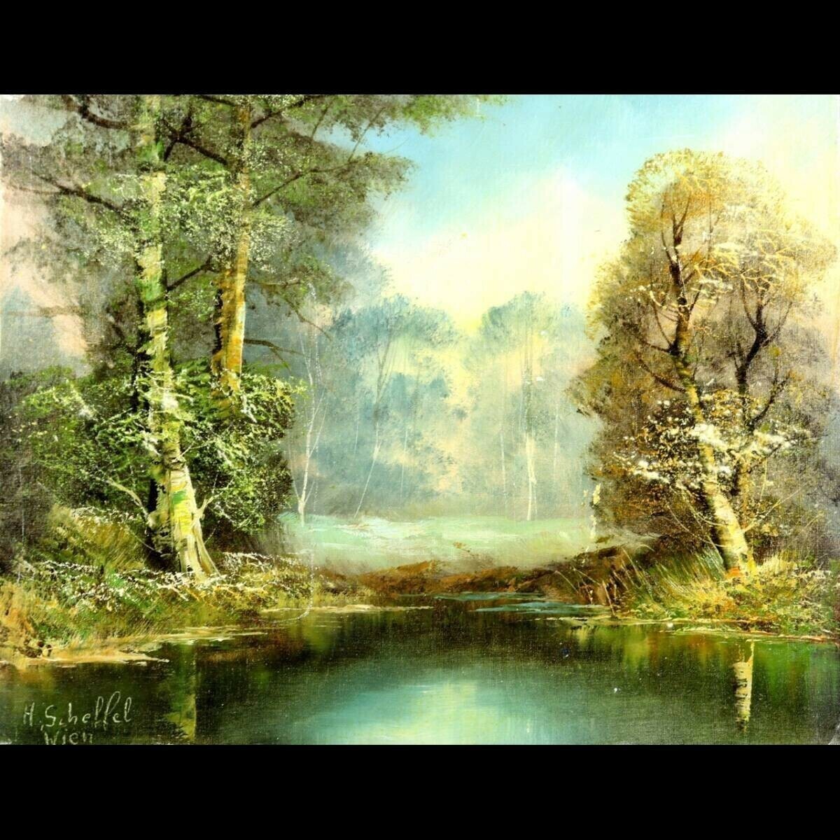 Hans Scheffel (Australian) Original Painting Oil
