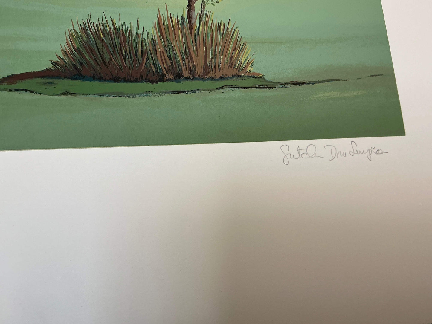Gretchen Dow Simpson Waverly, Pennsylvania Signed " Serigraph