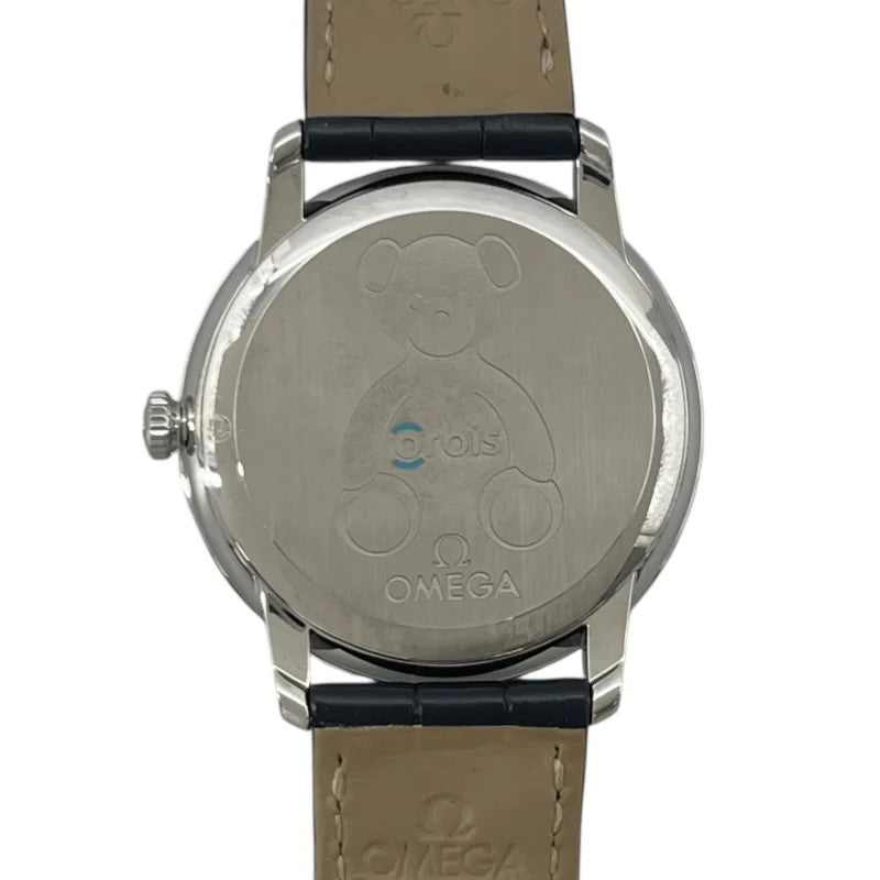 Omega De Ville Prestige Orbis 424.13.40.20.03.003 Blue Ssleather Strap