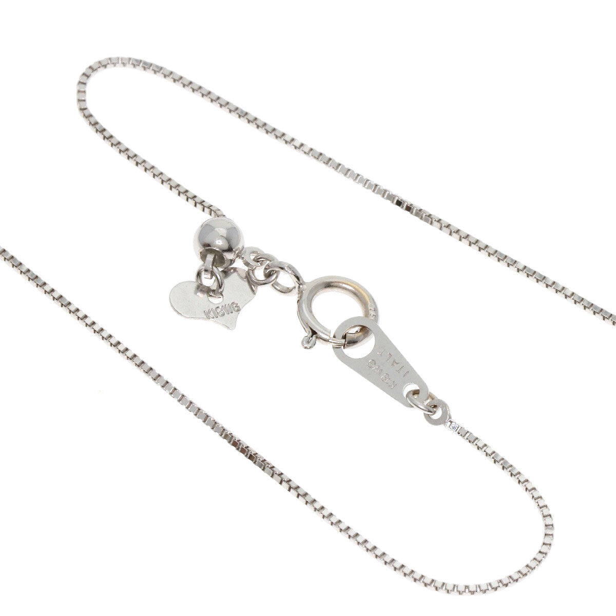0.11ct Shell Diamond Clover Motif Necklace K18