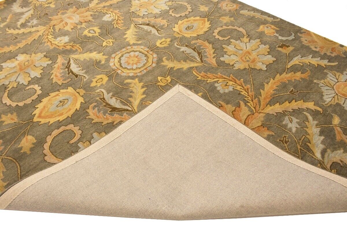 Hand-Tufted Oriental Rug Plush Modern Floral