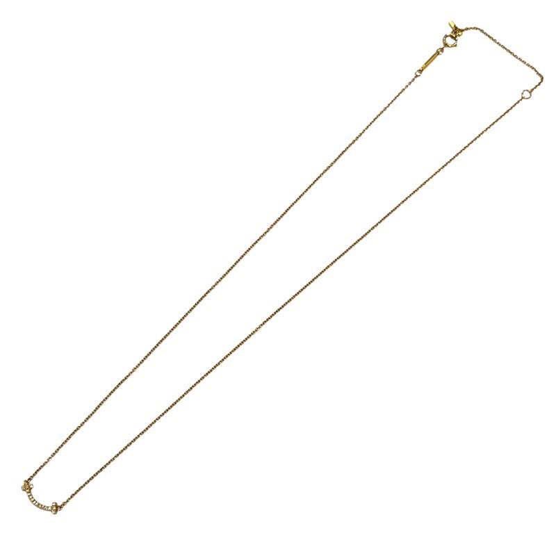 Tiffany & Co. T Smile Mini Necklace 750 Diamond
