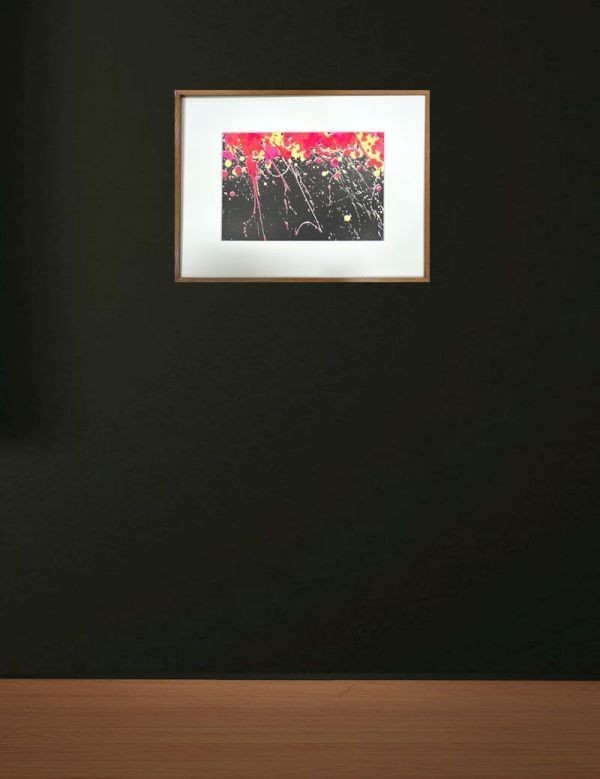 Walasse Ting Lithograph Fireworks 1974 Large Artwork Signed Print Club Issued