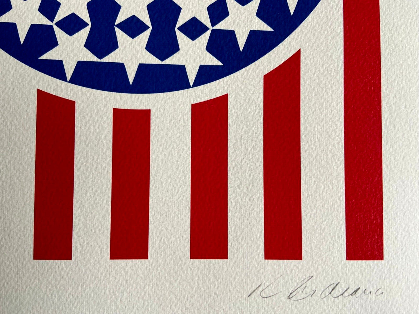 Robert Indiana Lithograph Guggenheim Museum Coa