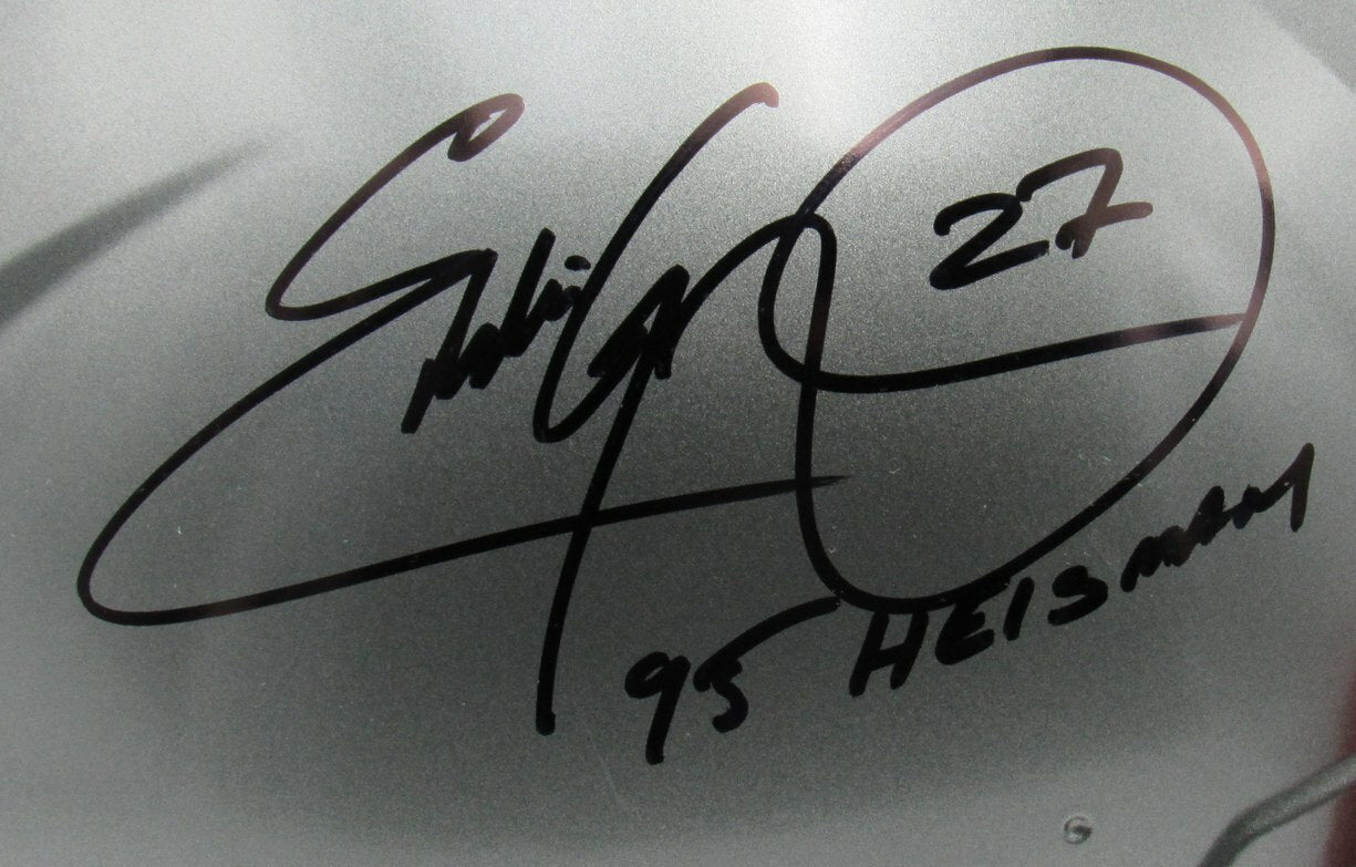 Eddie George Signed Ohio State Speed Full Size