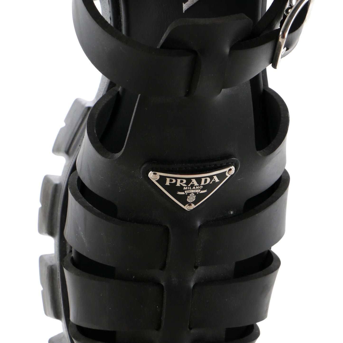 Prada Monolith Cage Platform Sandals Rubber - Men's