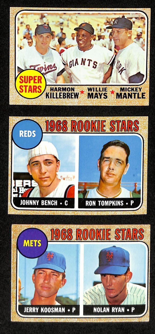 1968 Topps Baseball Card Complete Set (1-598)
