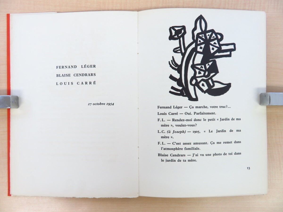 Rare Artbook Entretien De Fernand Leger Avec Blaise Cendrars Et Louis Carre 1956