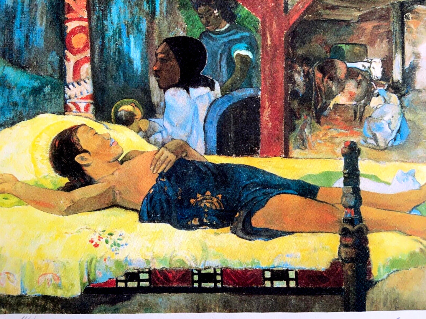 Paul Gauguin Lithograph Coa Signed Numbered By