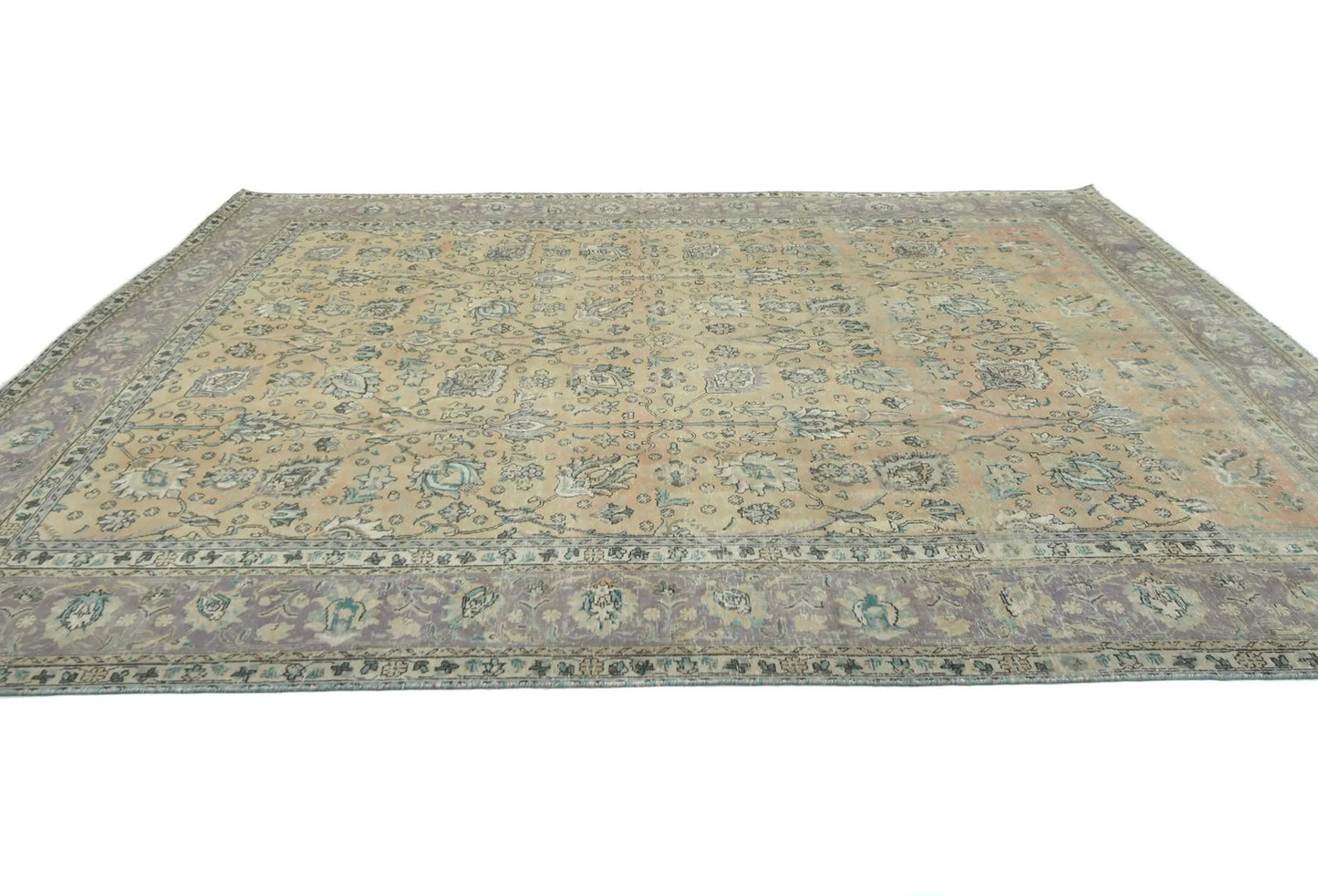 Semi-Antique Vintage Oriental Rug 9'8X12'5 Ft