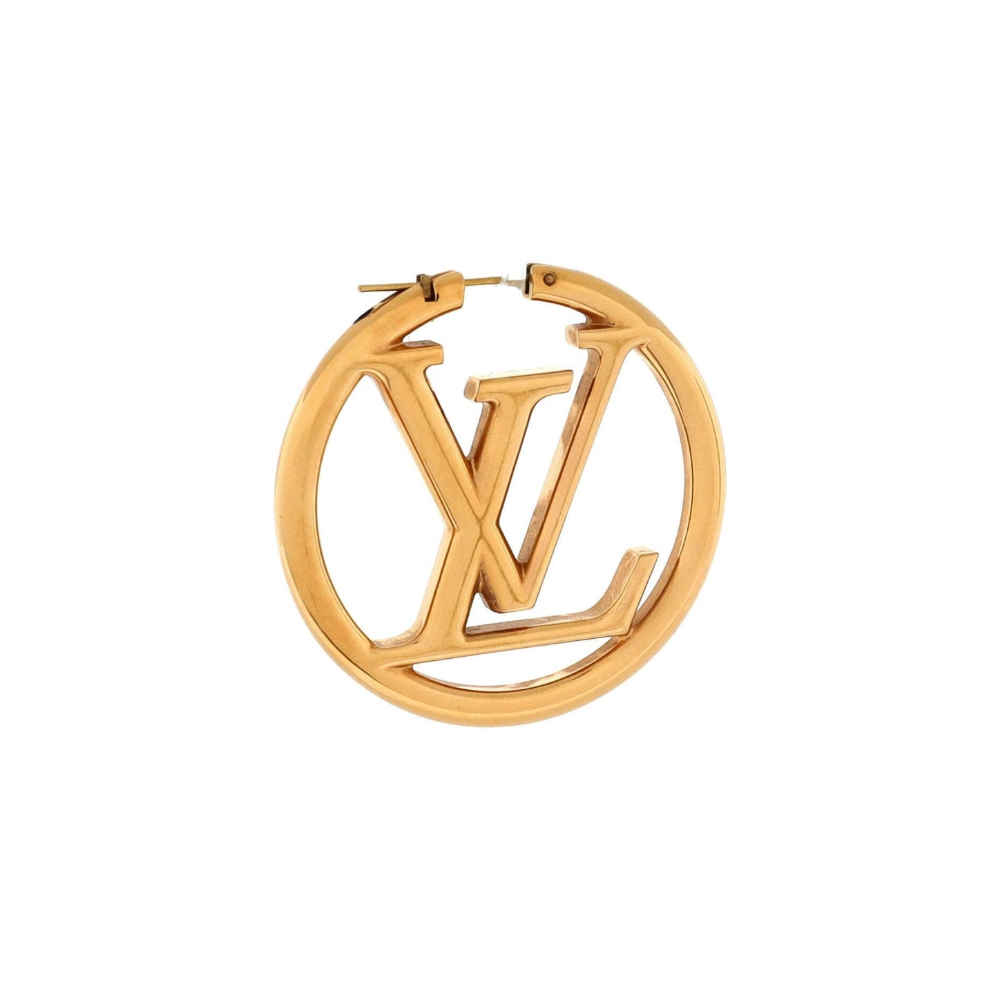 Louis Vuitton Louise Hoop Earrings Metal Gm