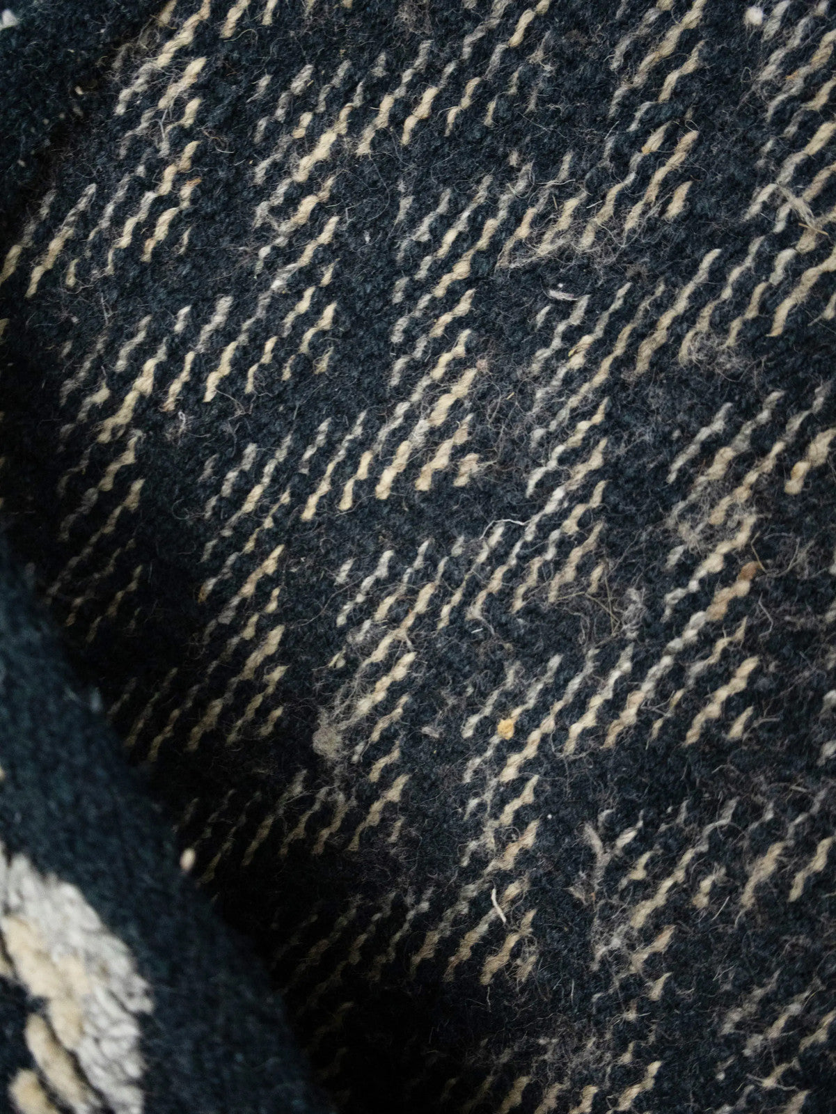 Relief Handmade Geometric Design Large 9X12 Modern Oriental Rug High Low