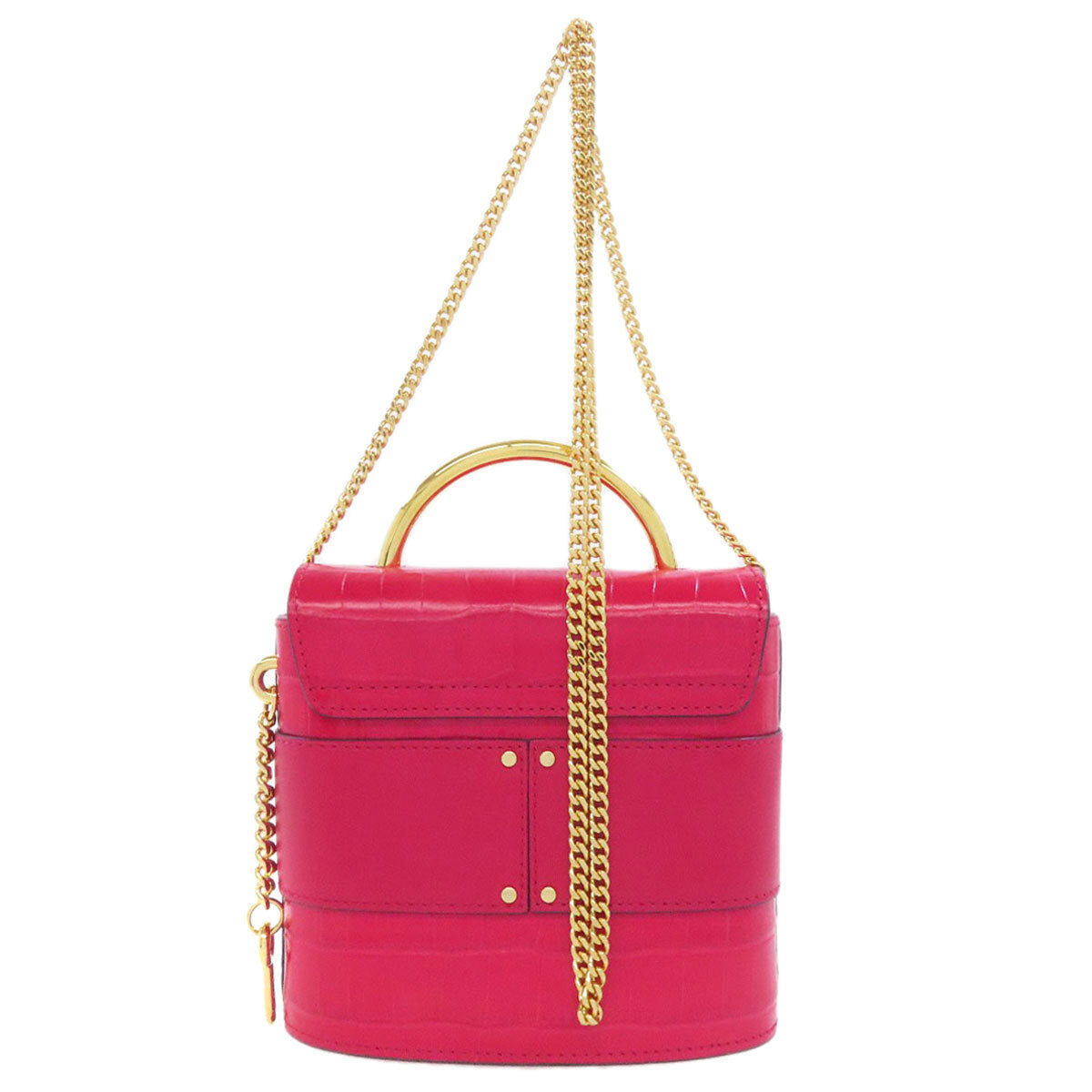 Chloe Handbag Abbey Lock 2Way Leather