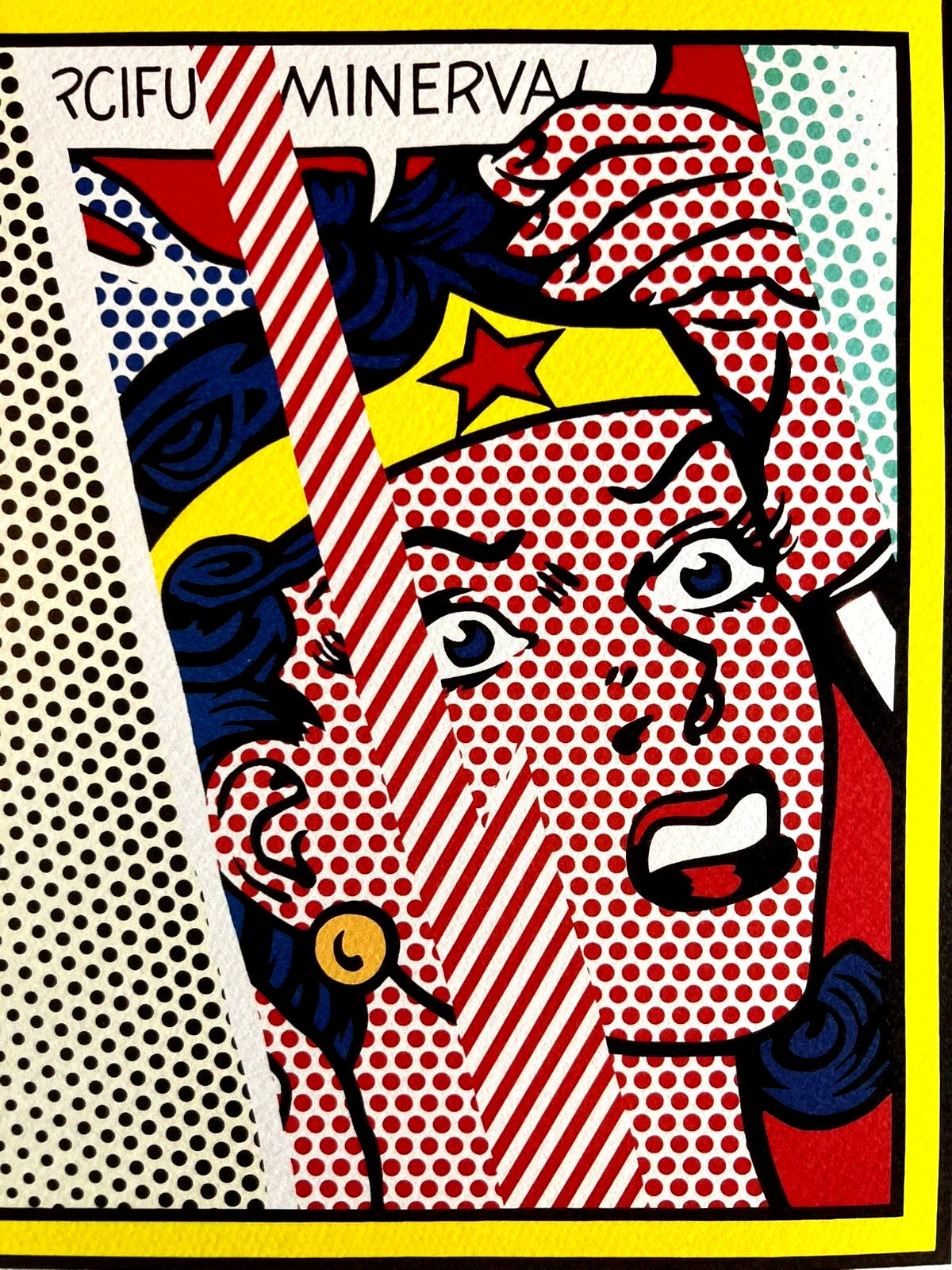 Roy Lichtenstein Lithograph Coa Signed Op Numbered