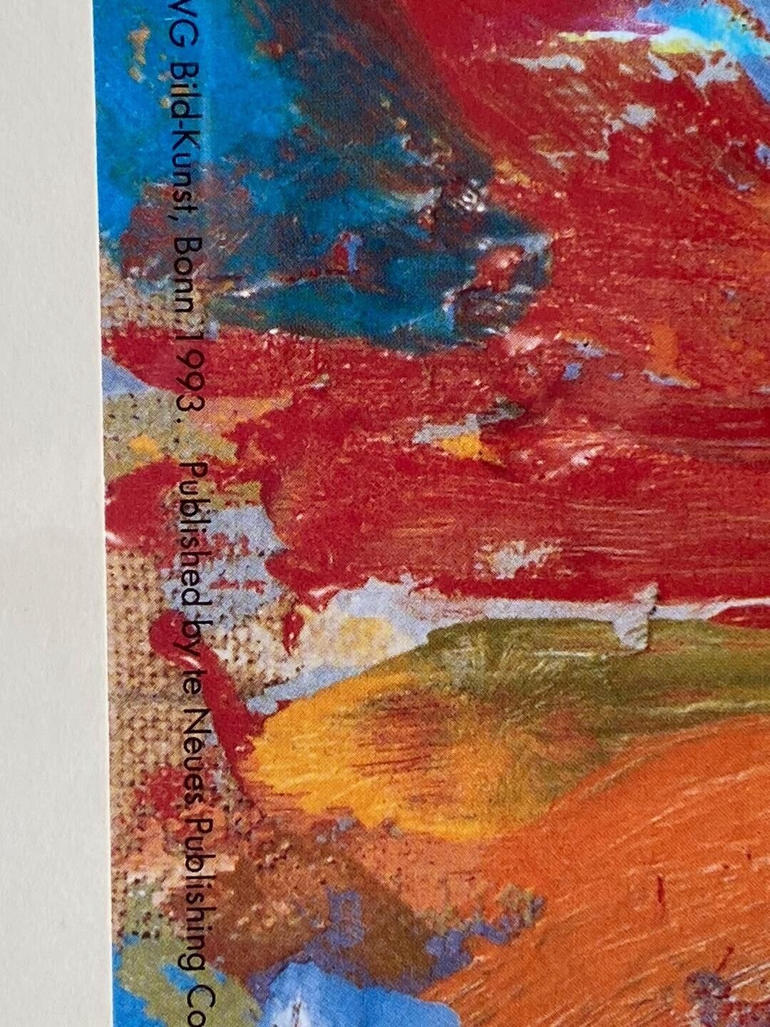 Jasper Johns - Zero Nine Wax On The Newspaper On