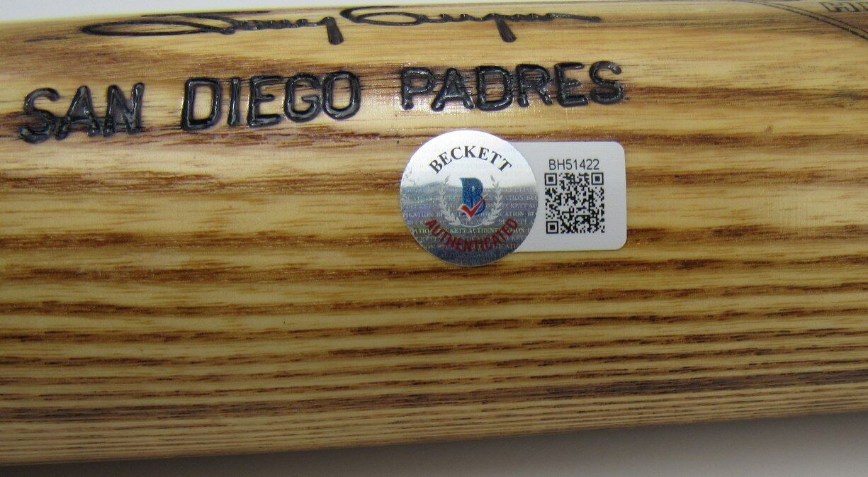 Tony Gwynn Hof Signed Louisville Slugger Bat With