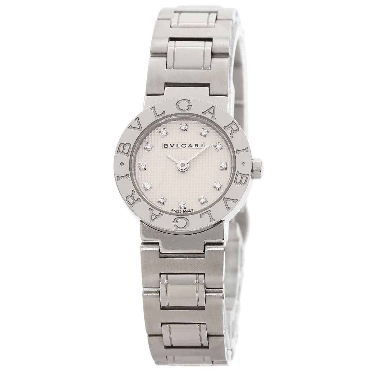 Bvlgari Bvlgari Bvlgari 12P Diamond Watches Bb23Ss Stainless Steel/Stainless...