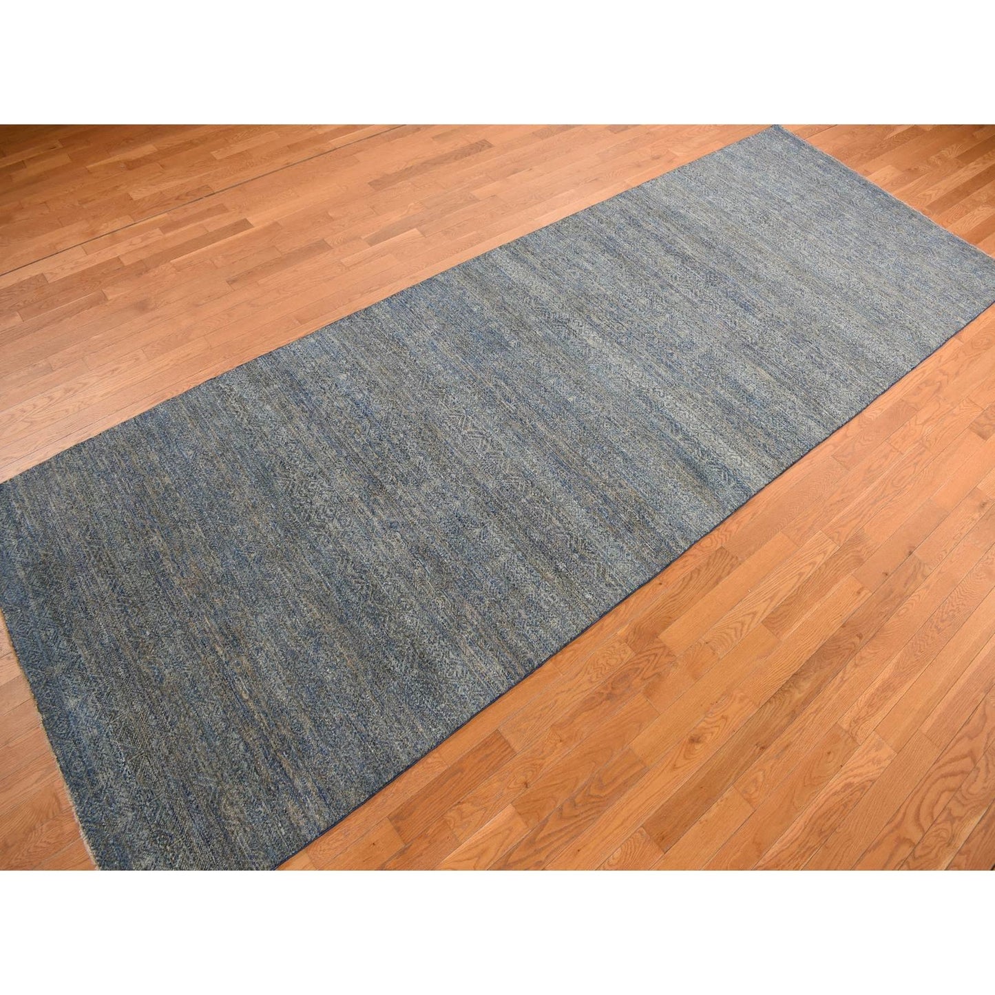 5'X14' Blue Kohinoor Collection 100% Wool Hand Knotted Gallery Size Rug