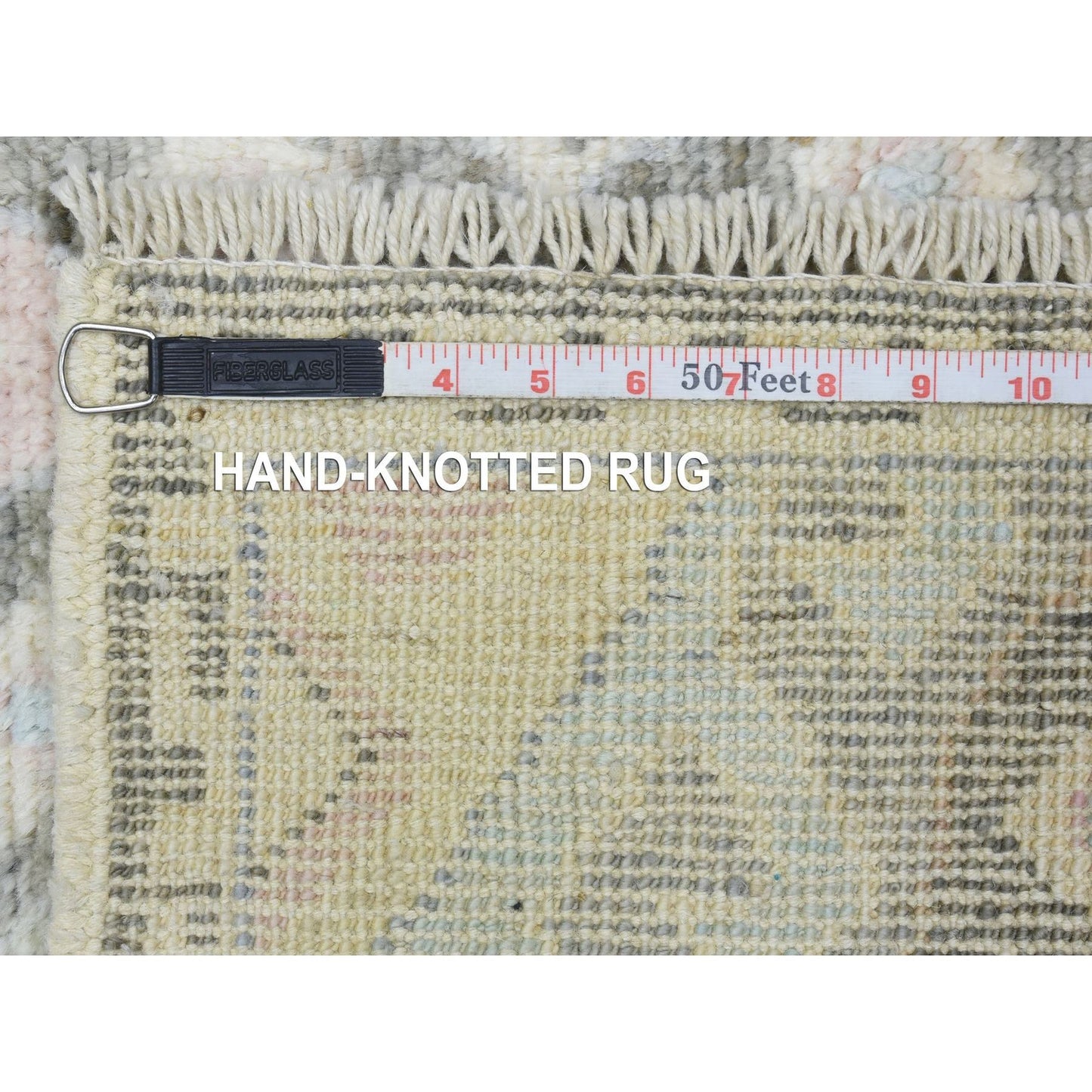 4'X6'1" Colorful Anatolian Village Inspired Soft Wool Hand Knotted Rug