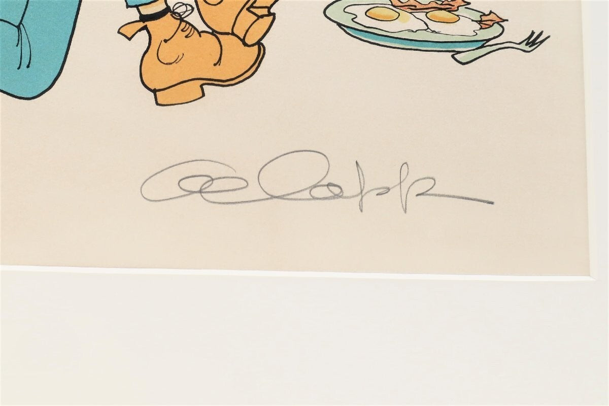 Al Capp "Lil Abner" Ed100 Comic Art Print Signed In Pencil Framed