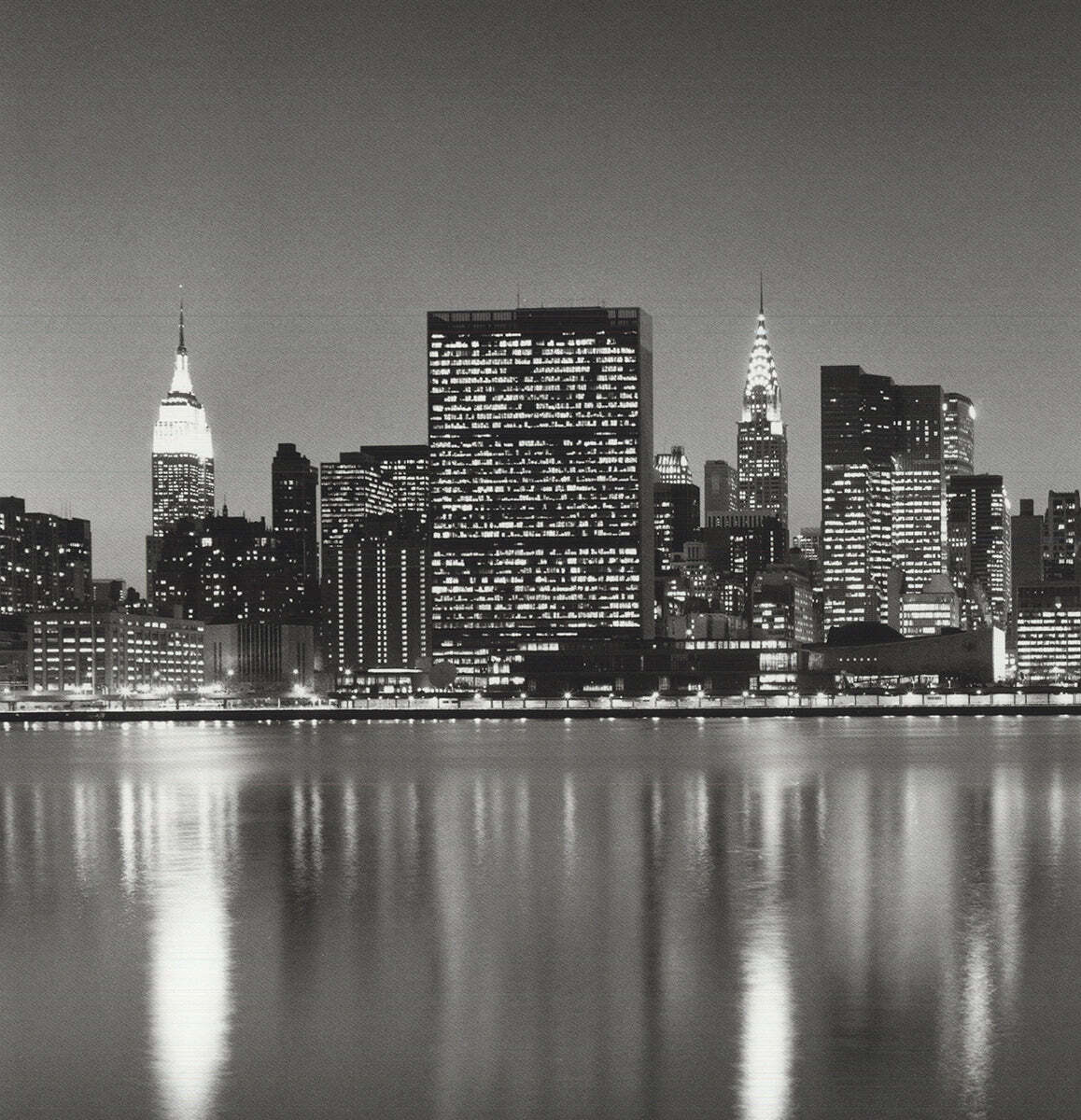 Henri Silberman Manhattan East Side " Offset Lithograph Photo