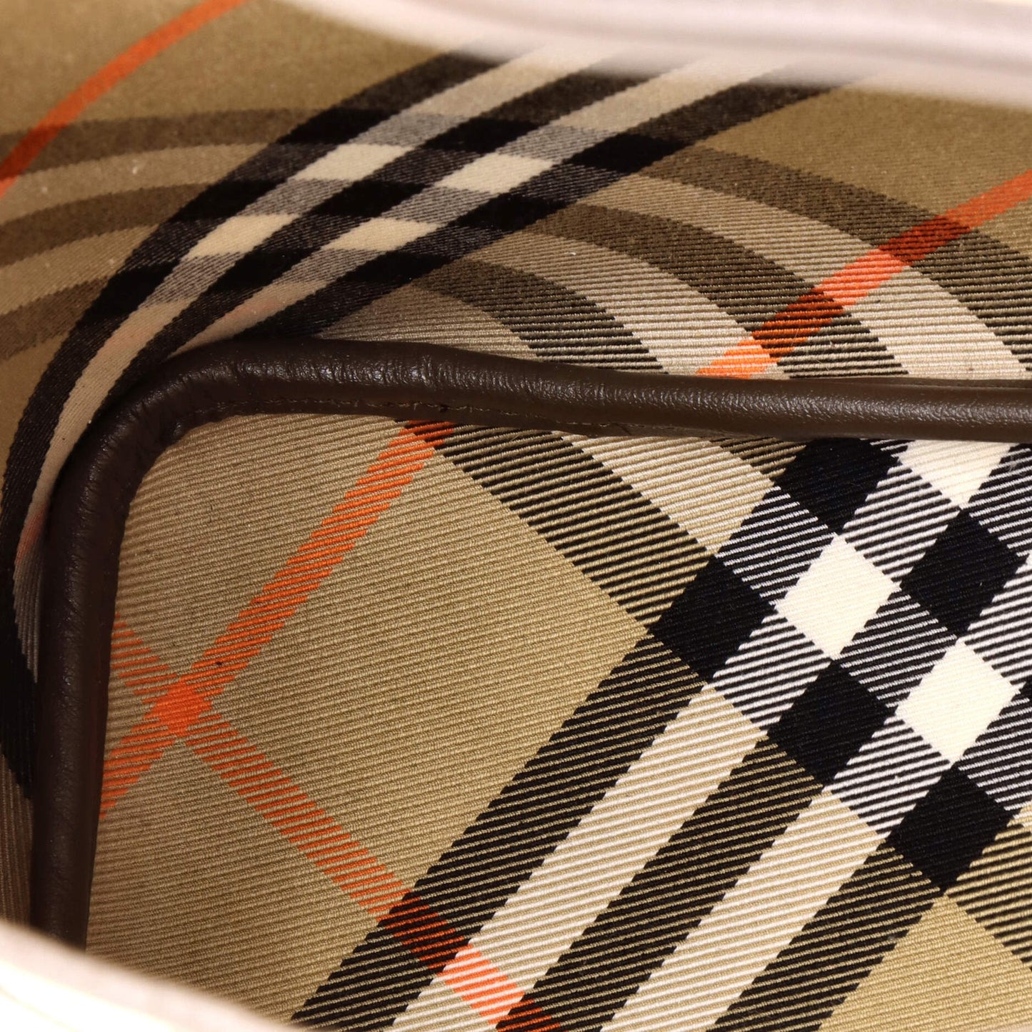 Burberry Hobo Shoulder Bag Vintage Check Canvas Small