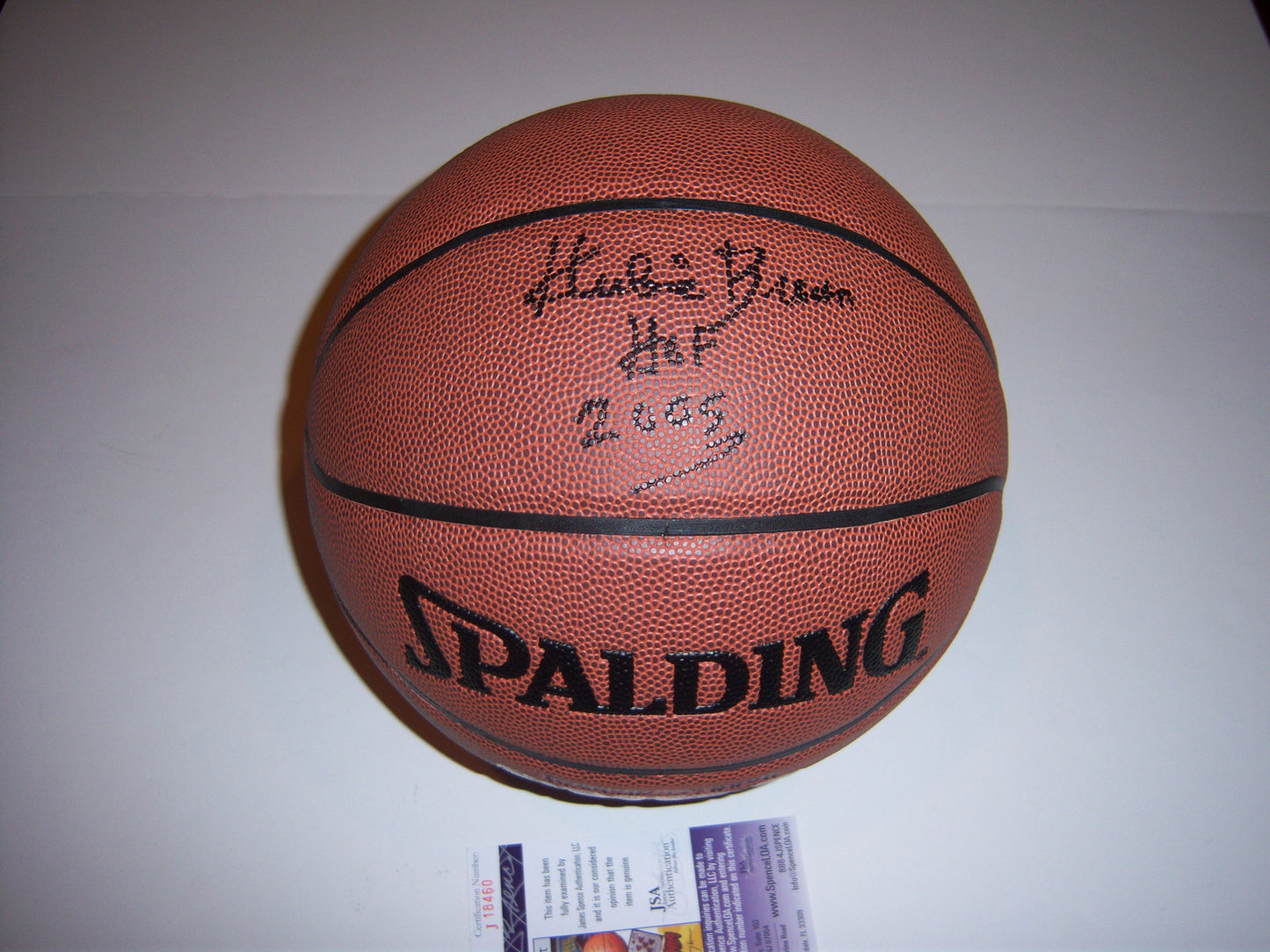 Hubie Brown Kentucky Colonels,Hof Jsa/Coa Signed
