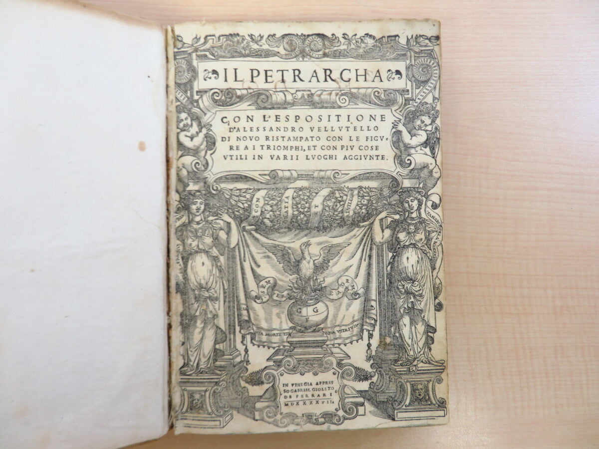 Francesco Petrarca 1547 First Edition ?Il