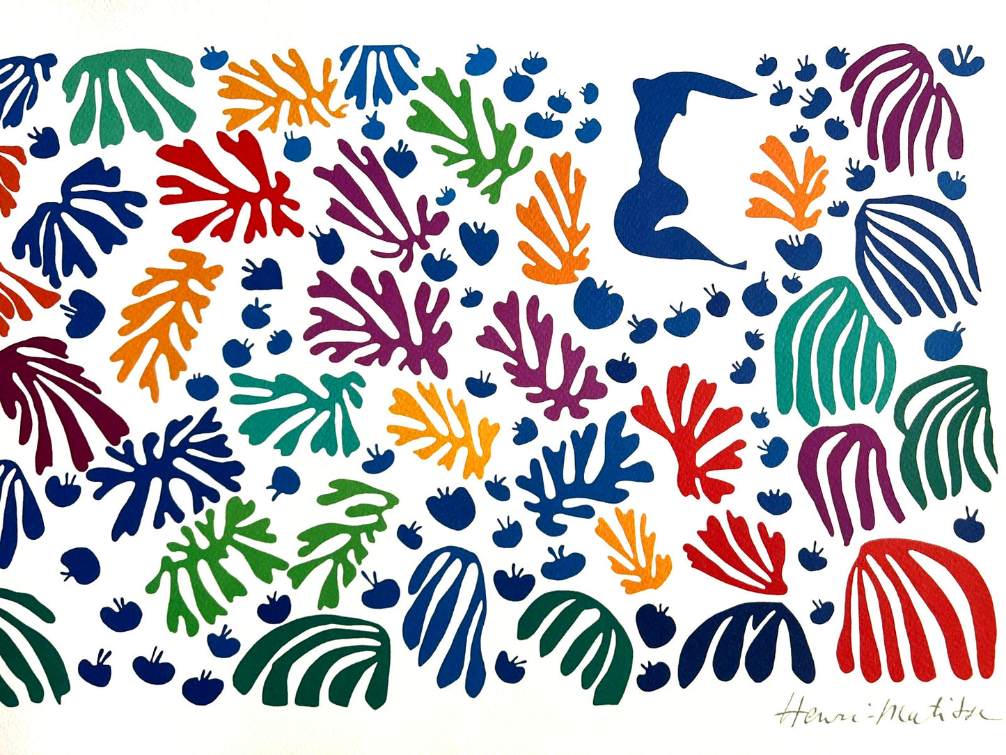 Henri Matisse Lithograph Coa Signed Op Numbered In Pencil