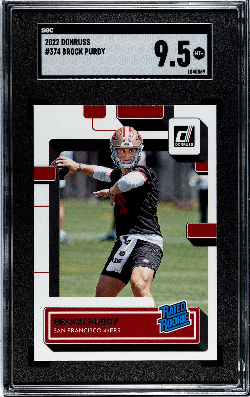 Brock Purdy 2022 Panini Donruss Rated Rookie #374