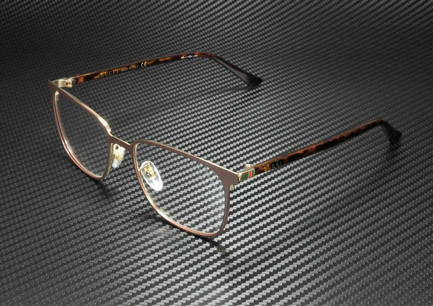 GUCCI GG0294O 003 Rectangular Brown Men's