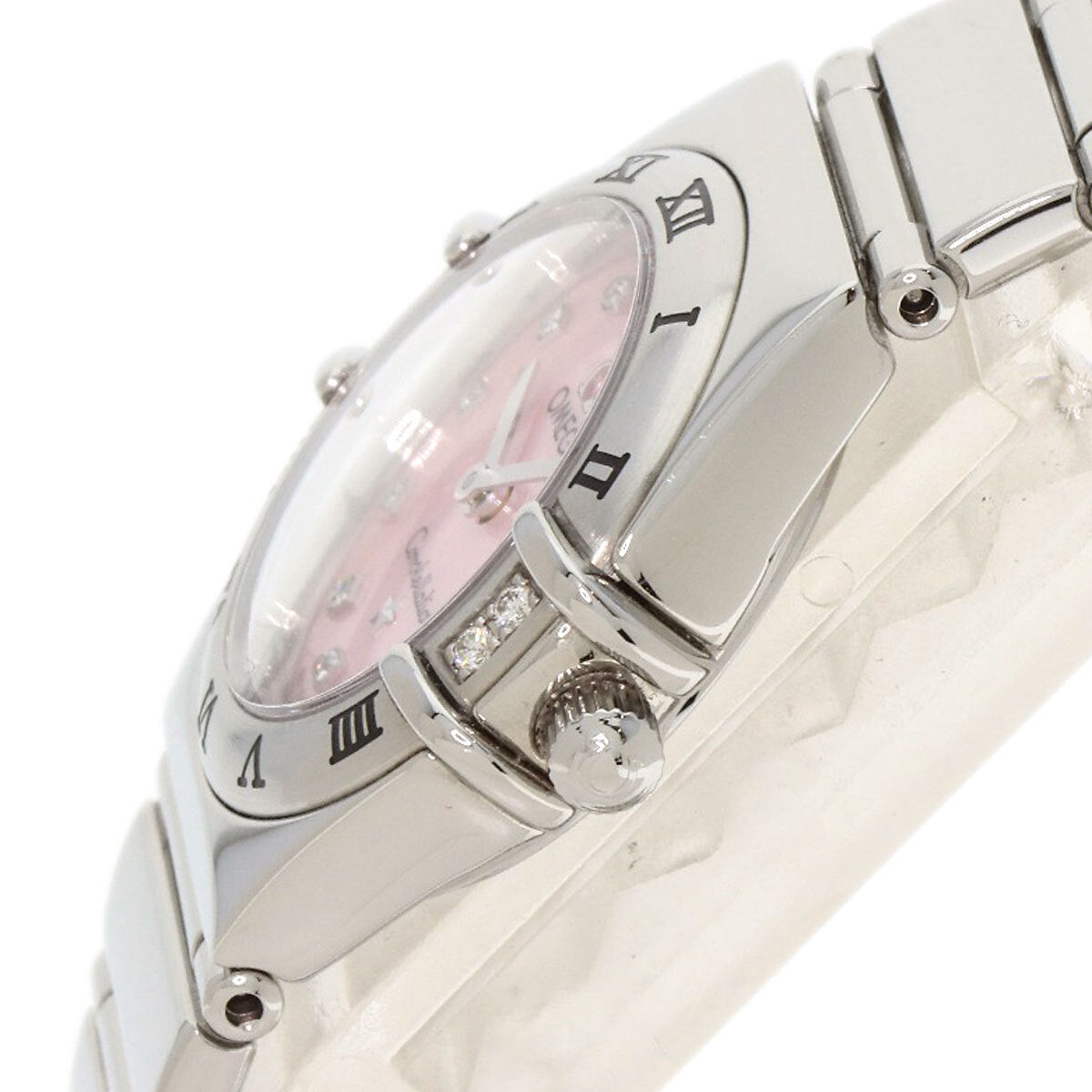 Omega Constellation Mini My Choice 4P 12P Diamond Watches 1566.66 Stainless ...
