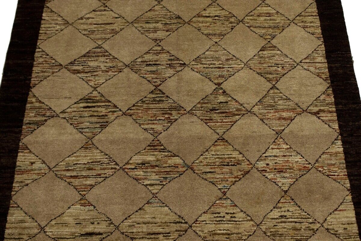 Handmade Gabbeh Chobi Oriental Rug Modern Tribal