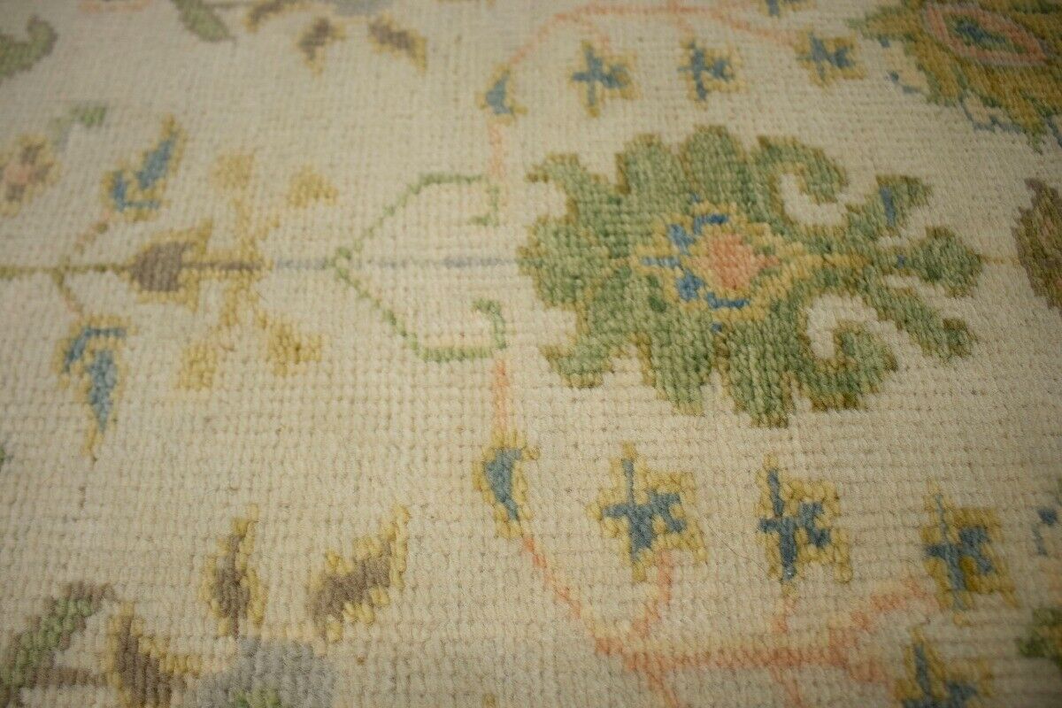 3X14 Ft Handmade Floral Oriental Runner Rug Osh