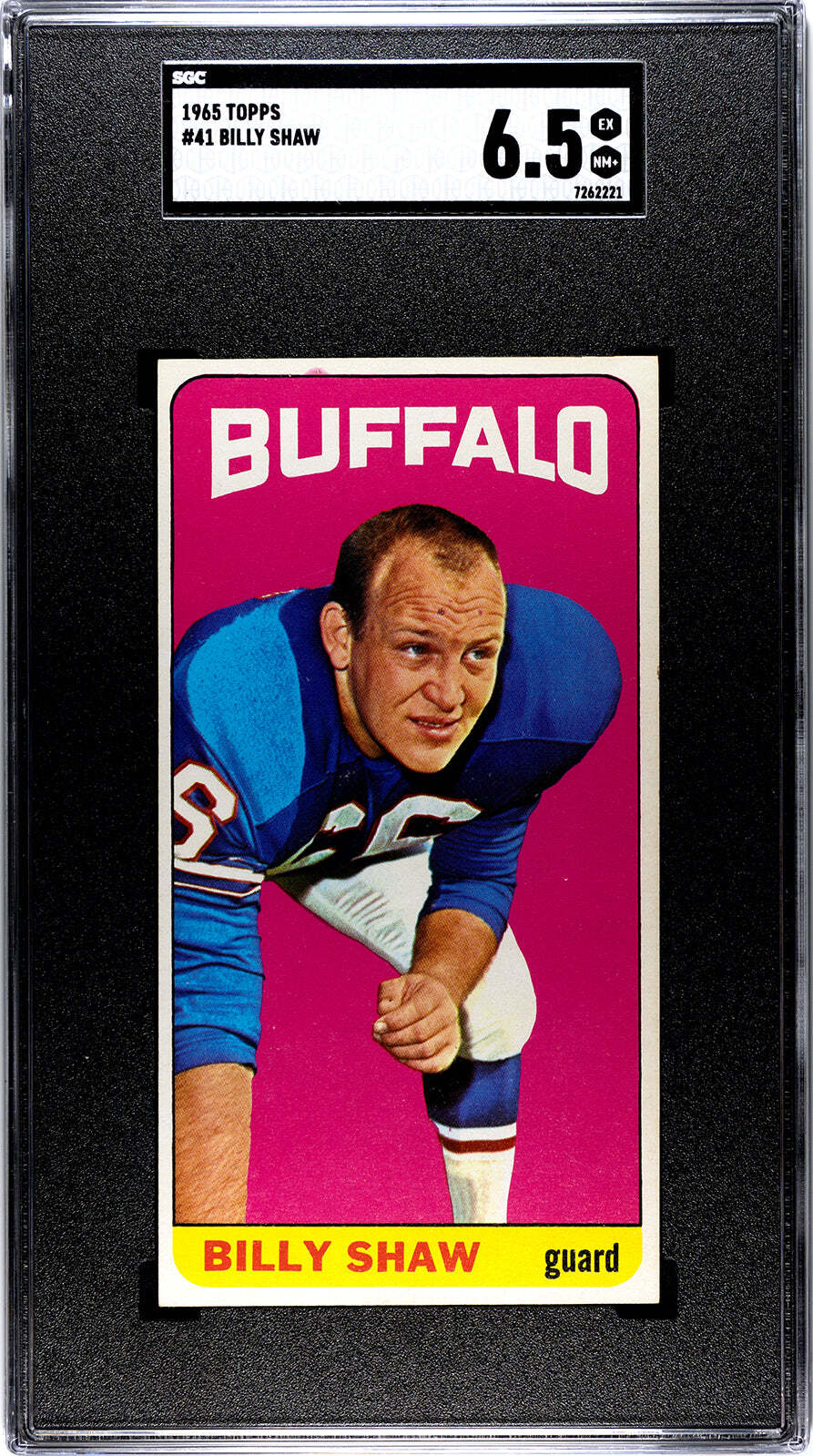 Billy Shaw 1965 Topps #41 Sgc 6.5