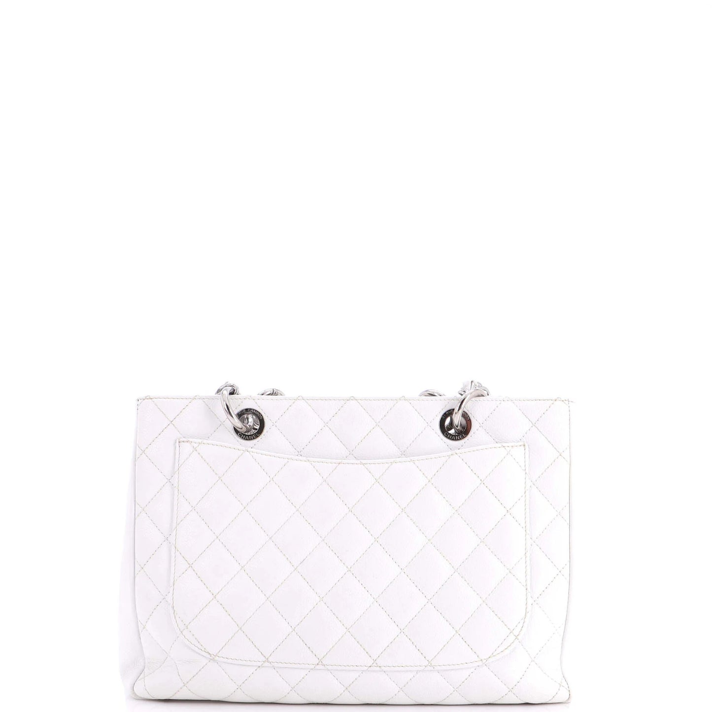 Chanel Grand Shopping Tote Quilted Caviar
