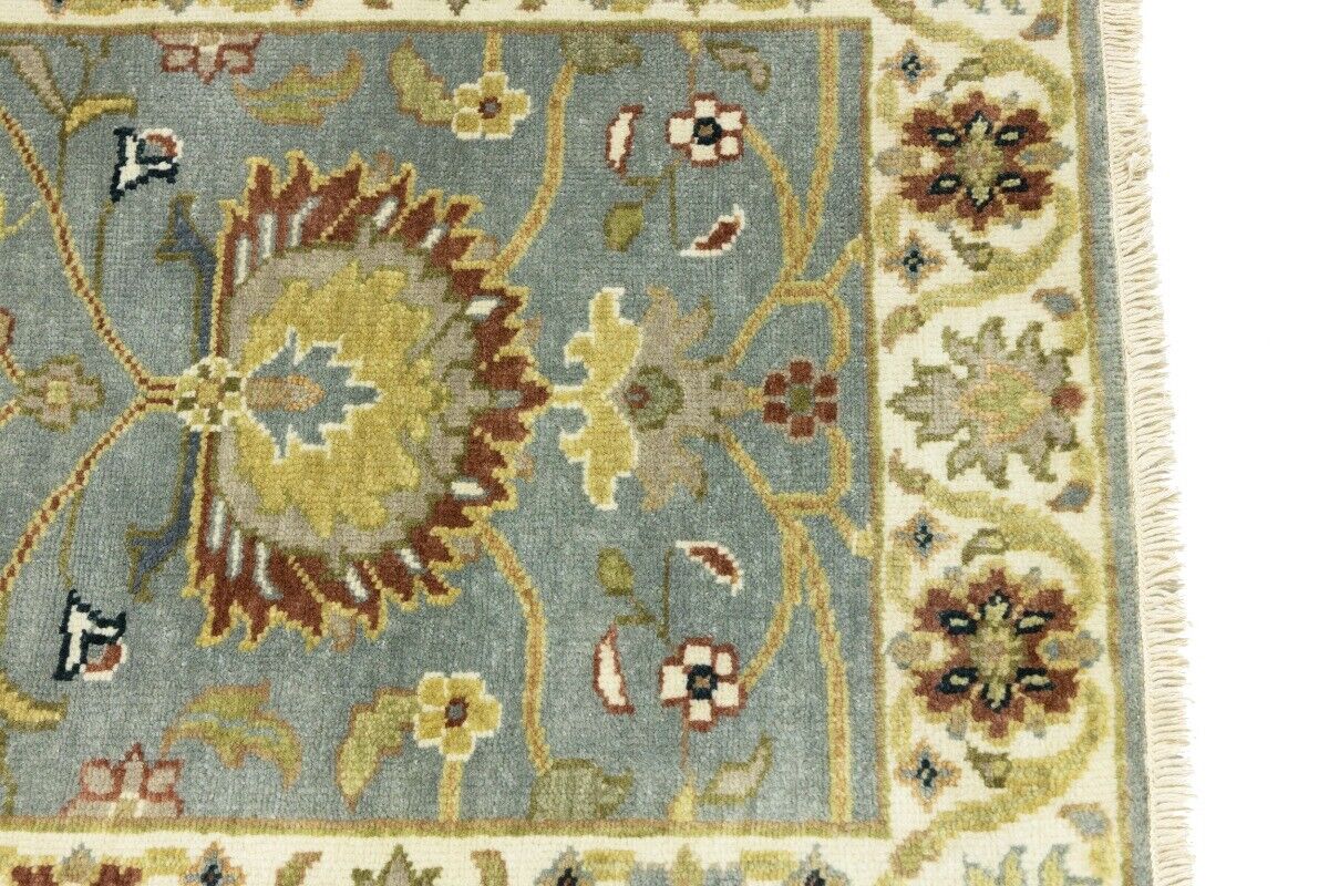 Muted Floral Peshawar Osh Chobi Runner Rug