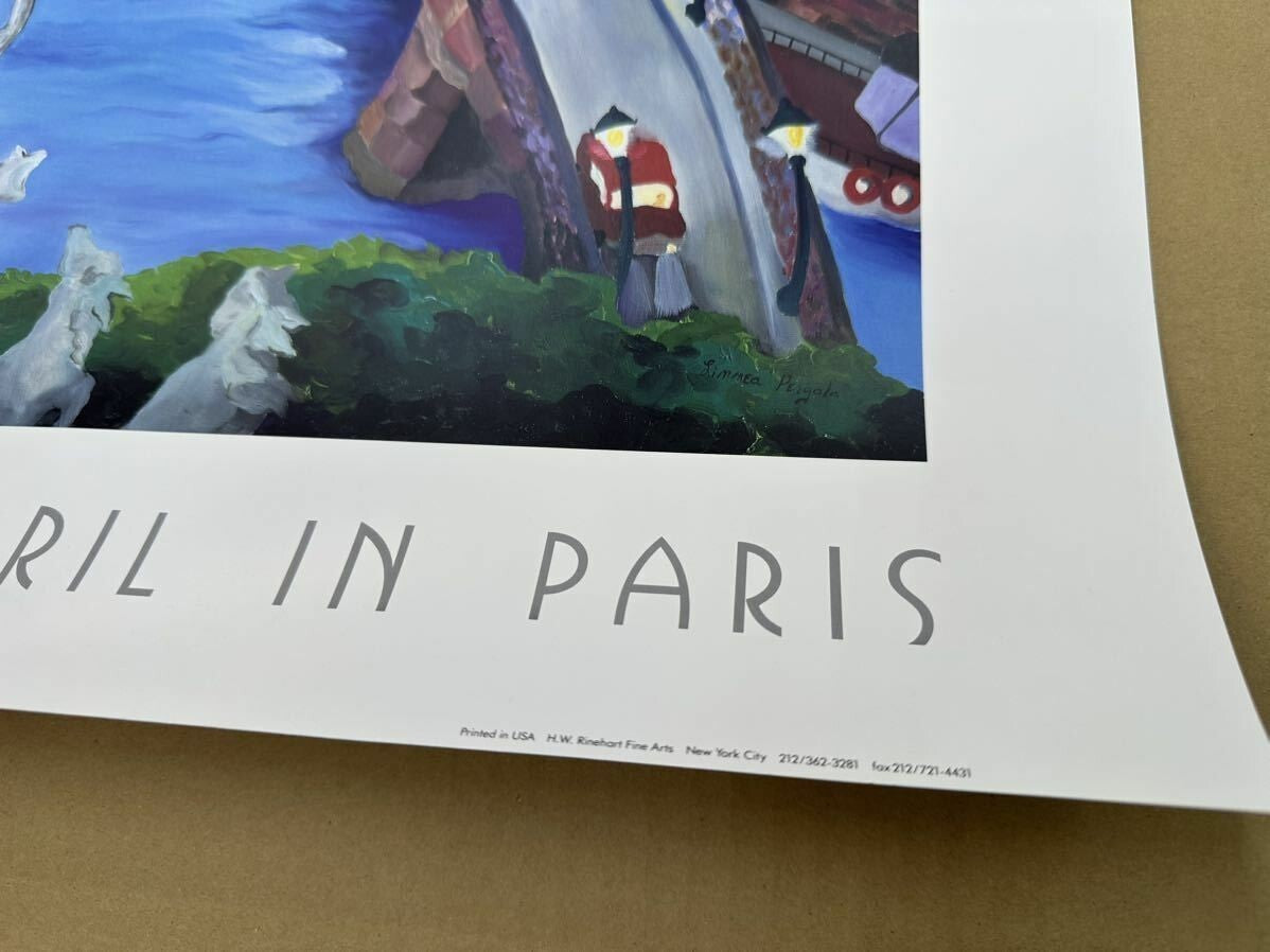 Linnea Pergola Poster "April In Paris" 1994 Art