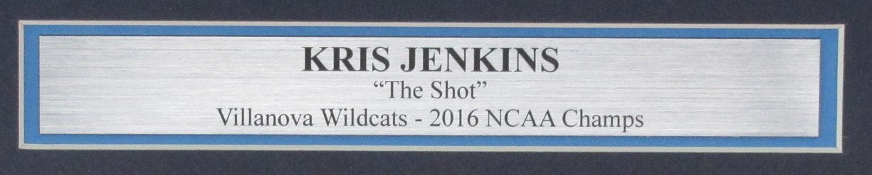 Kris Jenkins Autographed 2016 The Shot 16X20